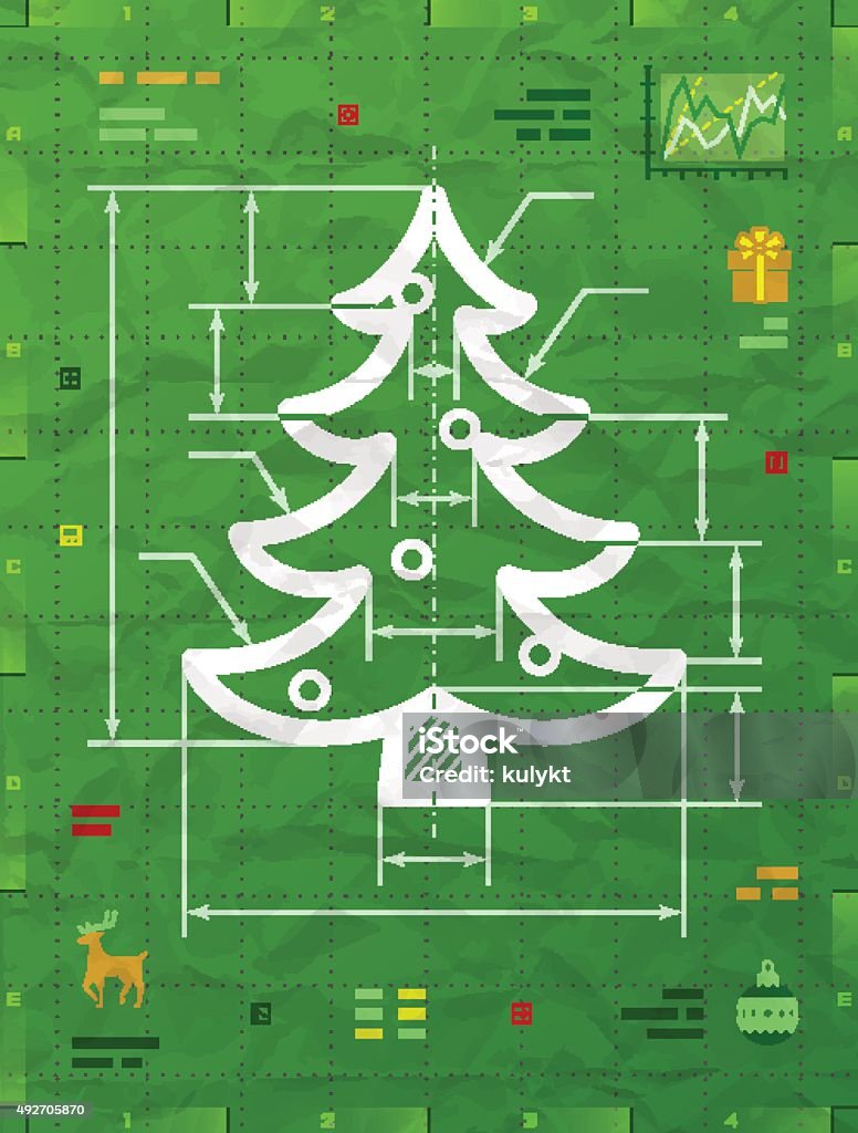 Vetores de Árvore De Natal Símbolo Como Modelo De Desenho Técnico e mais imagens de Natal - iStock Vetores de Árvore De Natal Símbolo Como Modelo De Desenho Técnico e mais imagens de Natal - iStock
