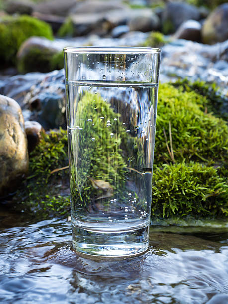 istock Mineral water in a glass 492706110