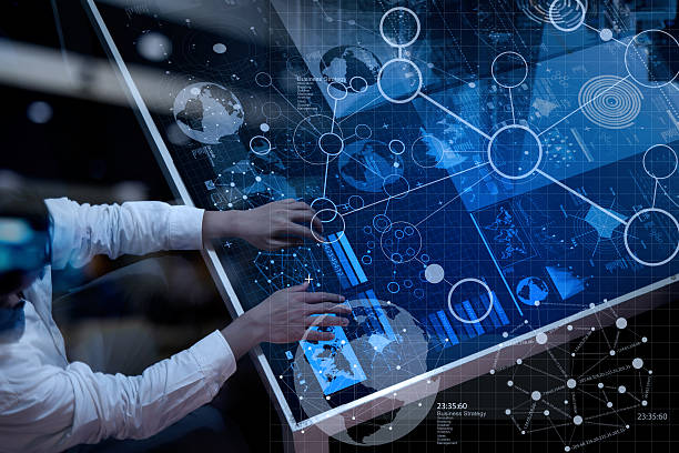 istock businessman hand working with modern technology and digital 492707074