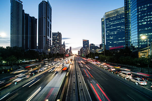 istock City night traffic 492707898