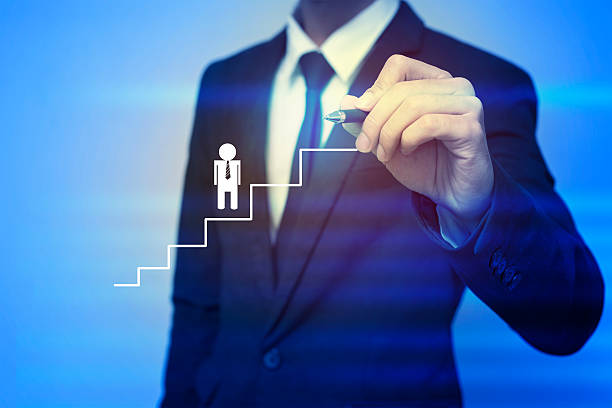istock Closeup image of businessman drawing  graph,business strategy as 492726554