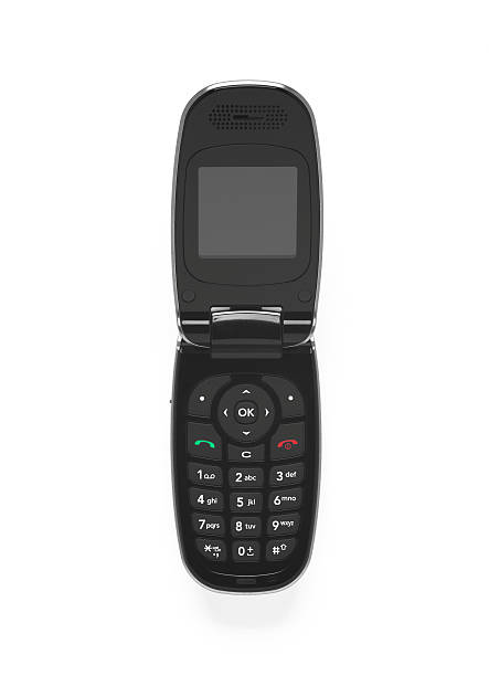 istock Old mobile telephone isolated on white 492727611