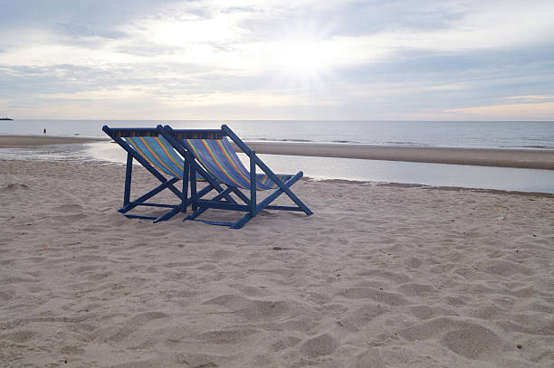 istock sea and beach with chai in the morning 492731089