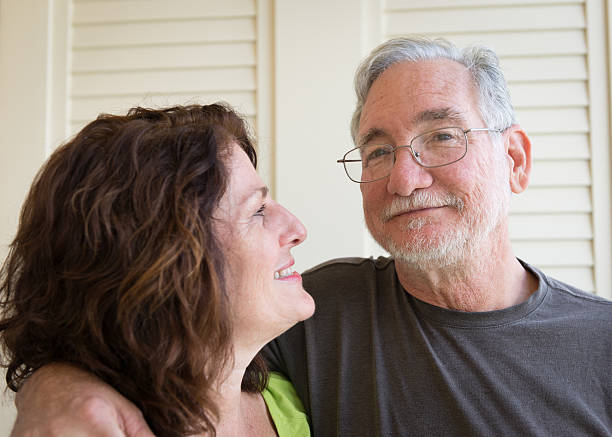 istock Mature woman looking at husband 492732131