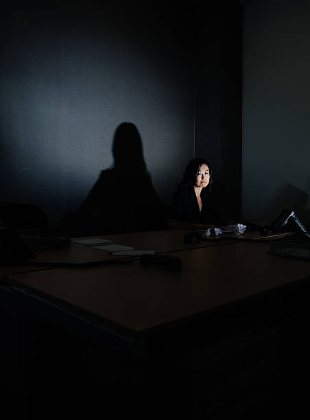 istock stressed businesswoman alone in her office 492732571