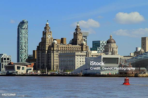 Liverpool Iconic Waterfront Stock Photo - Download Image Now - Port of Liverpool, Albert Dock, Buoy