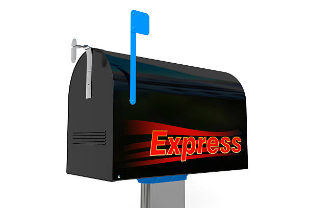 mailbox express stock photo
