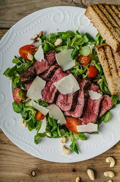 istock Rump steak with spicy herb butter 492737894