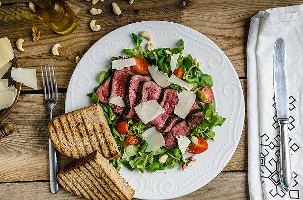 istock Rump steak with spicy herb butter 492737980