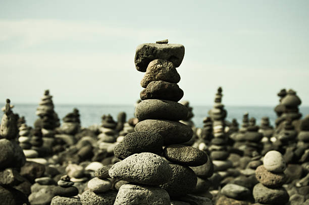 istock Tower of flat stones 492738350