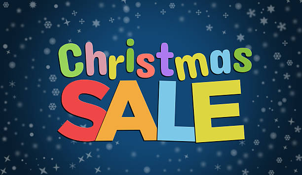 istock Christmas sale blue background banner 492738366
