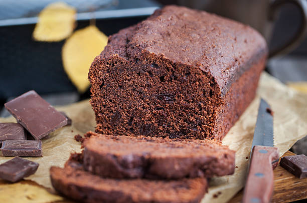 istock Homemade chocolate banana loaf cake 492738480