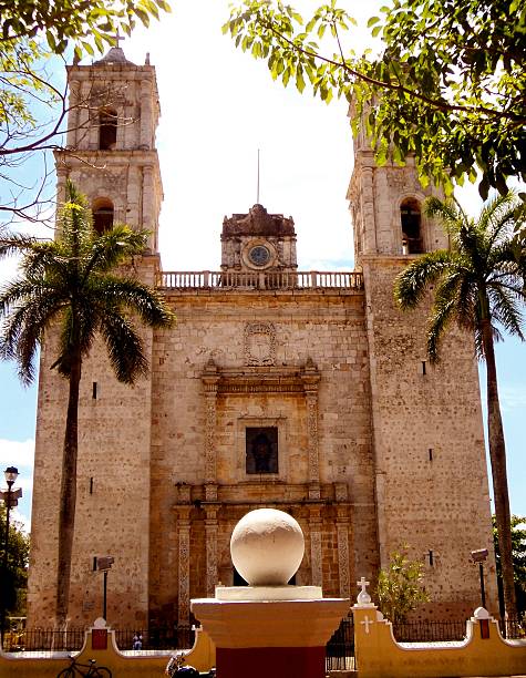 istock mexico church cathedral Merida colonial 492740014