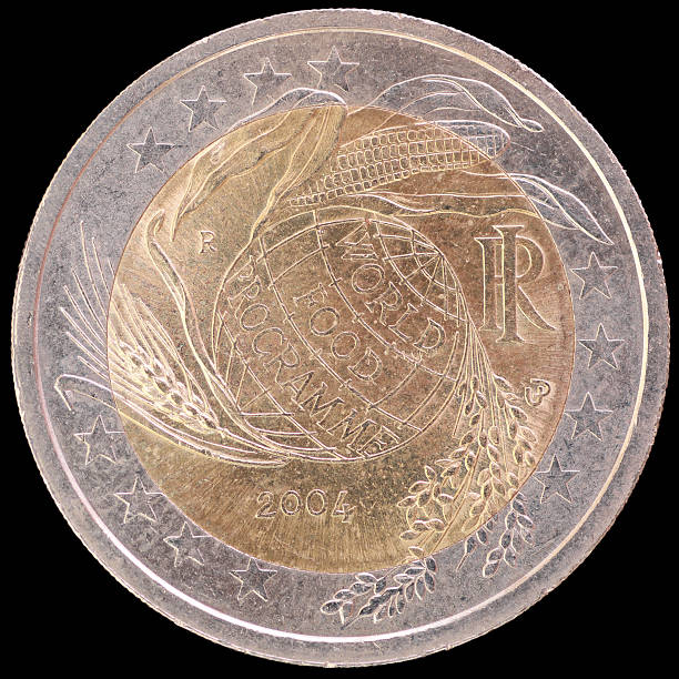 istock Commemorative two euro coin celebrating World Food Programme, Italy 2004 492740124