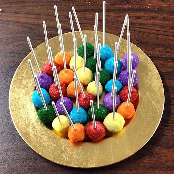 Rainbow Cake Pops
