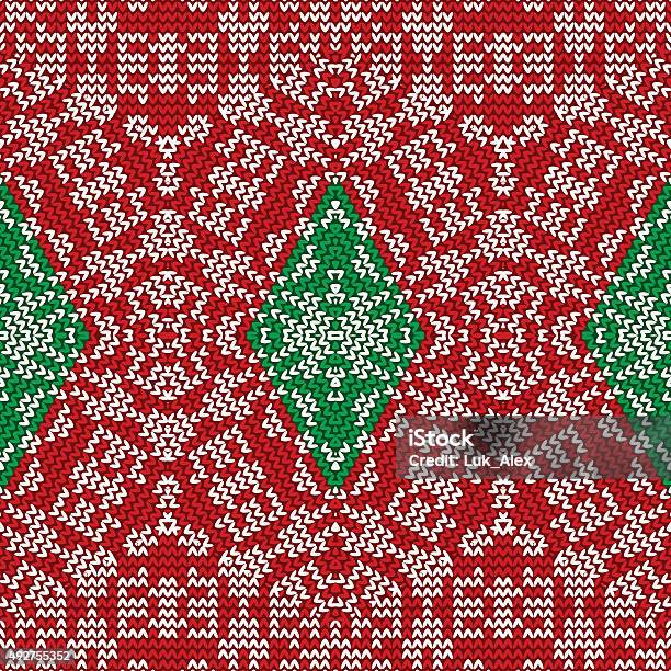Knit Pattern Stock Knitting Pattern Stock Illustration - Download Image Now - 2015, Arts ...