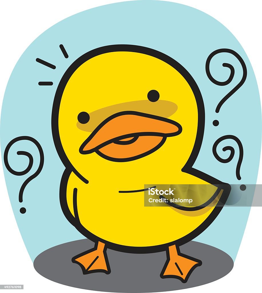 Duck Have A Question Vector Cartoon Set 52 Stock Illustration - Download  Image Now - Duck - Bird, Duck Meat, Cartoon - iStock