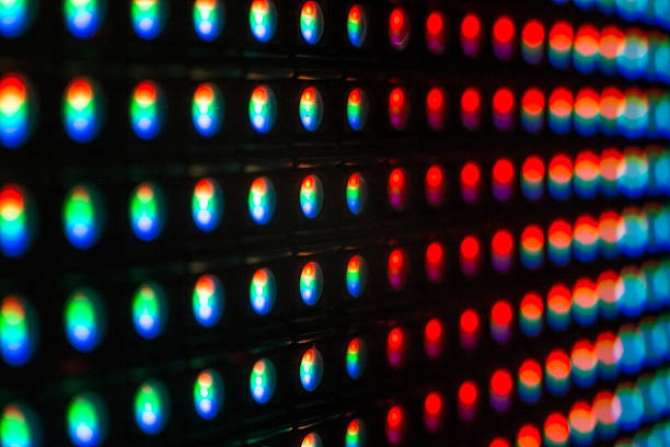 istock Extreme close up macro of LED SMD cristal 492762838