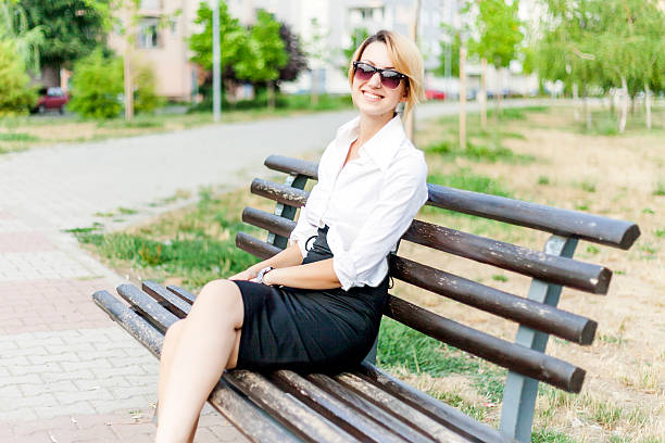 istock businesswoman relaxing 492764044