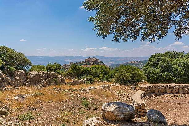istock overlooking Nimrod Fortress Ruins 492781700