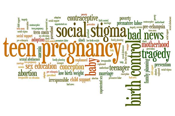 подростковой беременности - teenage pregnancy mother social issues family стоковые фото и изображения
