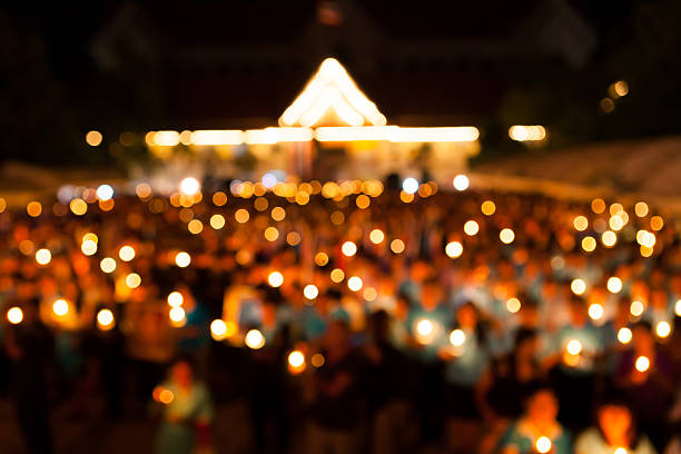 istock Blur of candles light 492783786