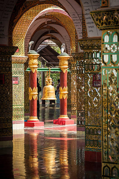 istock Golden Bell at a temple in Mandalay 492784242