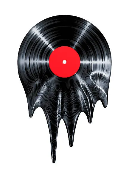 Photo of Melting vinyl record