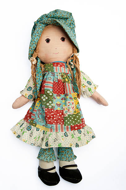 flickenpuppe - rag doll stock-fotos und bilder