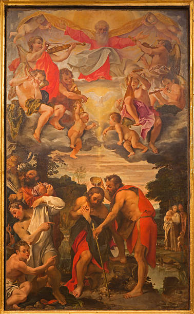 istock Bologna - Baptism of Christ  by Annibale Carracci 492795123