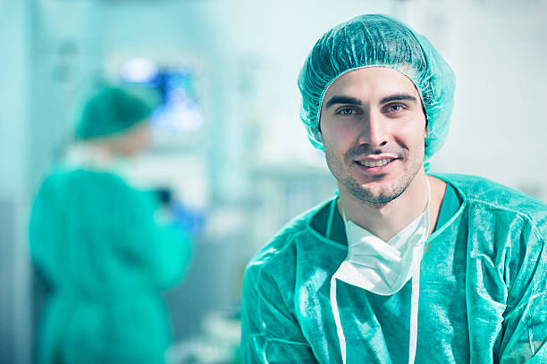 istock Young doctor in the operation room 492795359