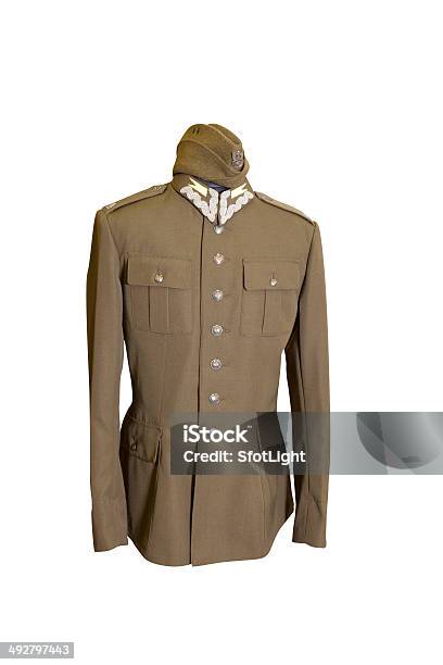 Polish Officer Army Suit World War Ii Stock Photo - Download Image Now - Cut Out, Hat, Jacket