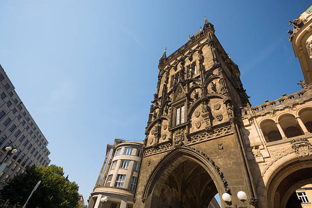 Powder Tower in Prague, Czech Republic.