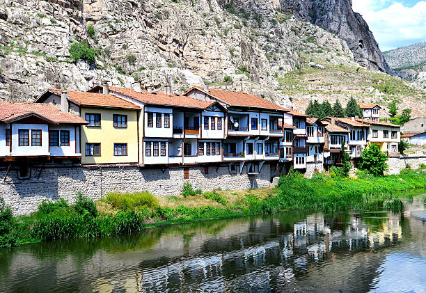 istock Old houses from Amasya in Turkey 492798583