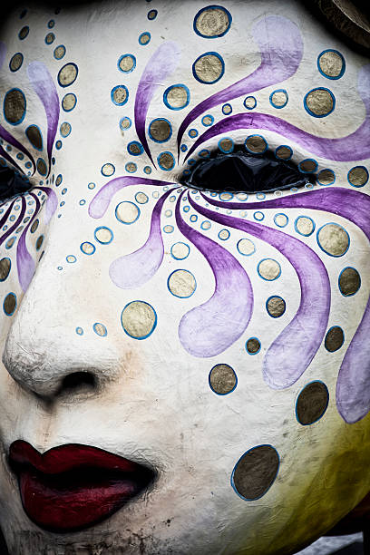 istock Closeup of old carnival mask 492798933
