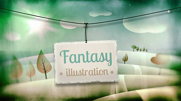 istock Fantasy, vintage children illustration 492799345