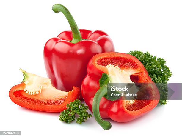 Pepper Stock Photo - Download Image Now - 2015, Bell Pepper, Close-up