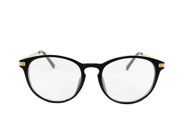 istock fashionable glasses. Isolated on a white background. 492803600