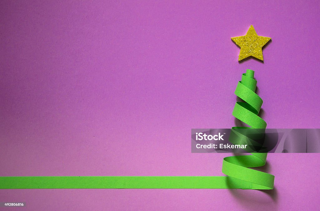 christmas tree Purple Stock Photo