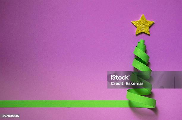 Christmas Tree Stock Photo - Download Image Now - Purple, Christmas, Green Color