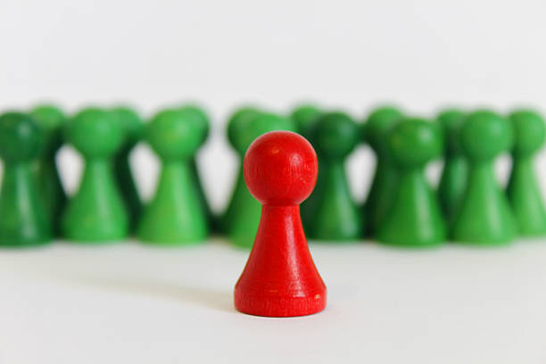 istock Game figure figure game play red green 492808776