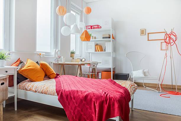 istock Modern teen room design 492810030