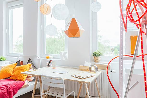 istock Cozy girl's room 492810232