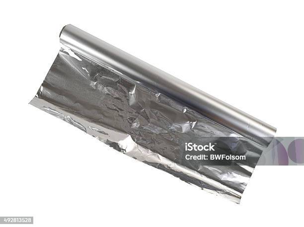 Aluminum Foil Roll Stock Photo - Download Image Now - Foil - Material,  Aluminum, Rolled Up - iStock