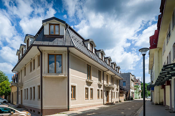 istock Cetinje old town pedestrian streets. Montenegro 492813678