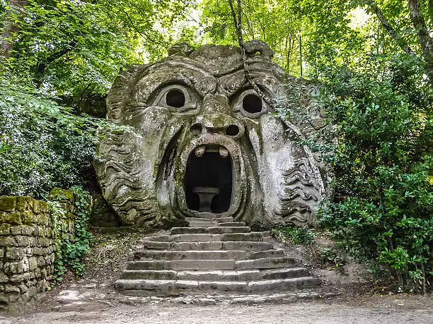 Photo of Parco dei Mostri in Bomarzo, provinces of Viterbo, Lazio, Italy
