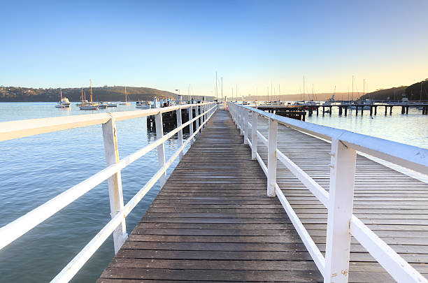 istock Boardwalk jetty at Balmoral Beach early morning 492814421