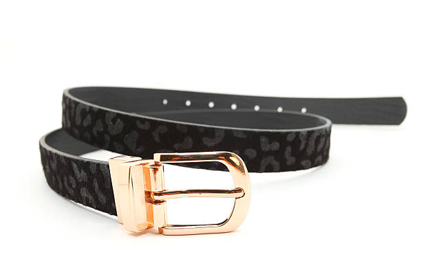 istock Woman black leather belts 492815774