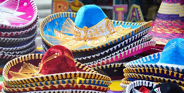 istock Mexican sombrero hats 492816215