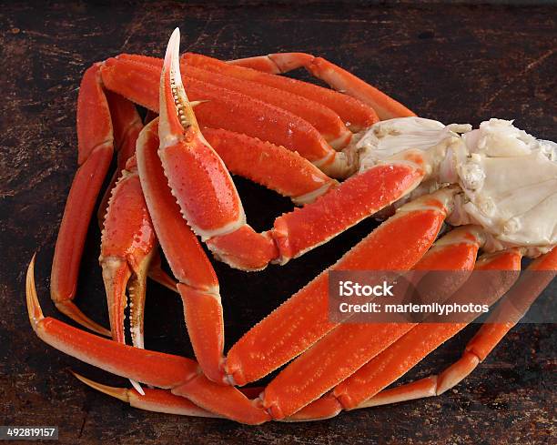 Crab Legs Stock Photo - Download Image Now - Bunch, Crab - Seafood, Alaskan Culture